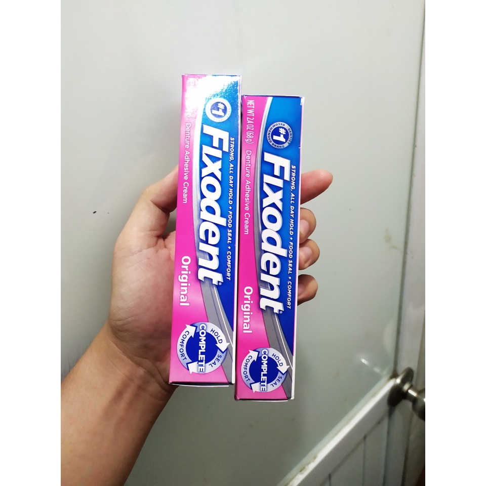 Keo Dán Hàm Răng Giả Fixodent 68g Made in USA