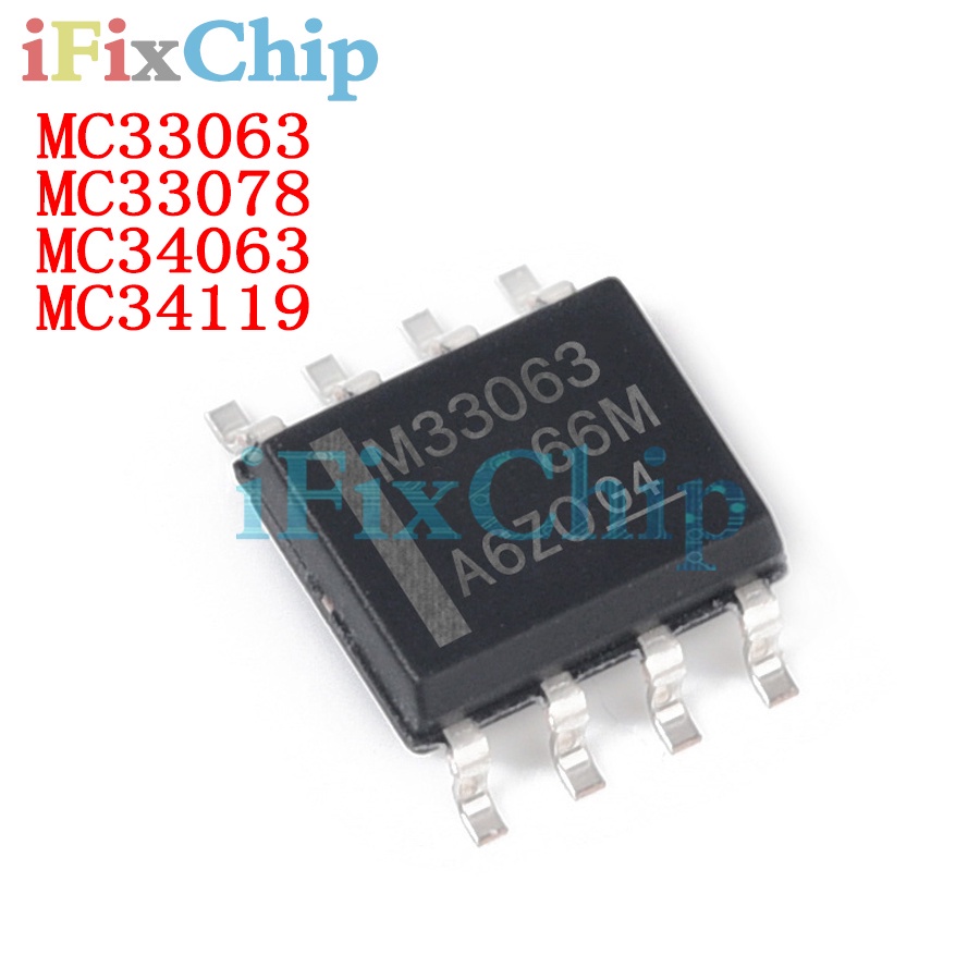 10 Thiết Bị Khuếch Đại Âm Thanh MC33063 MC33078 MC34063 MC34119 34119 SOP-8