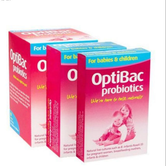 Men vi sinh Optibac hồng