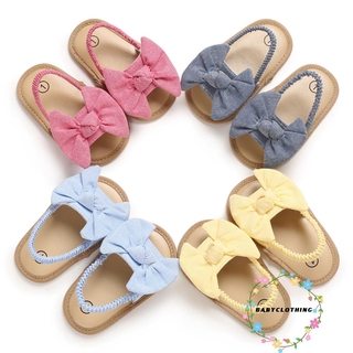 Giày Sandal Đính Nơ Đáng Yêu Cho Bé Gái