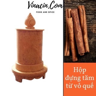 Hộp tăm từ vỏ quế, Lọ đựng tăm, Lọ tăm, lọ tăm đẹp, lọ tăm thơm