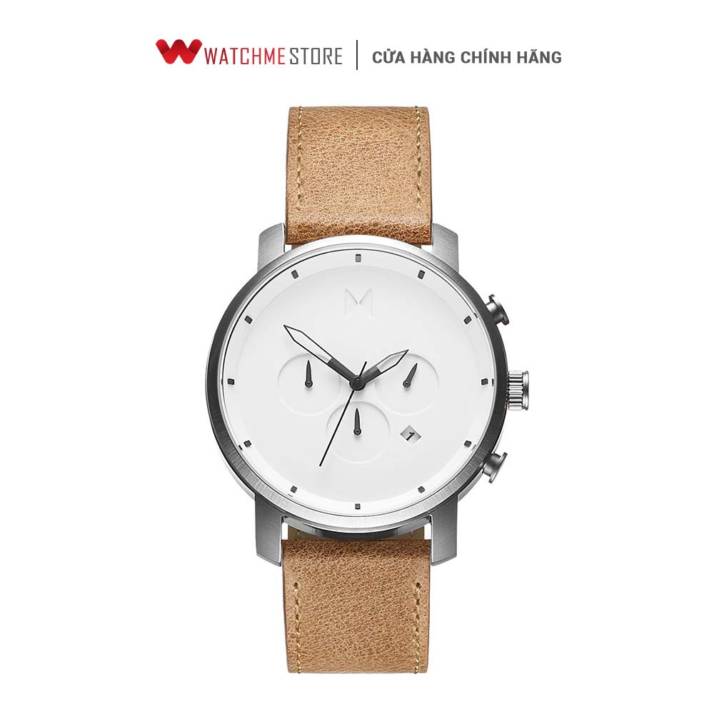 [ ĐẶC BIỆT 18-29.07 - VOUCHER 10%] - Đồng hồ Nam MVMT dây da 45mm - D-MC01WT