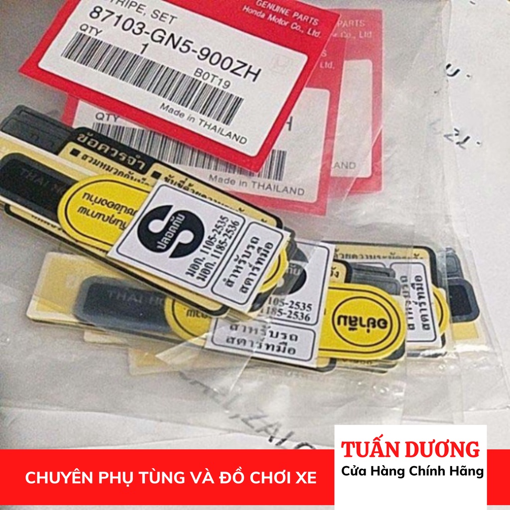 - Tem gắn xe hàng đẹp lắp được cả dream thái và dream việt các đời