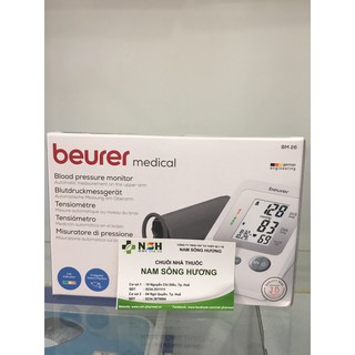 Máy đo huyết áp điện tử bắp tay beurer bm26 bảo hành 3 năm, máy đo huyết áp điện tử của đức bm26 beurer