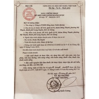 Giải Độc Gan Xuân Quang