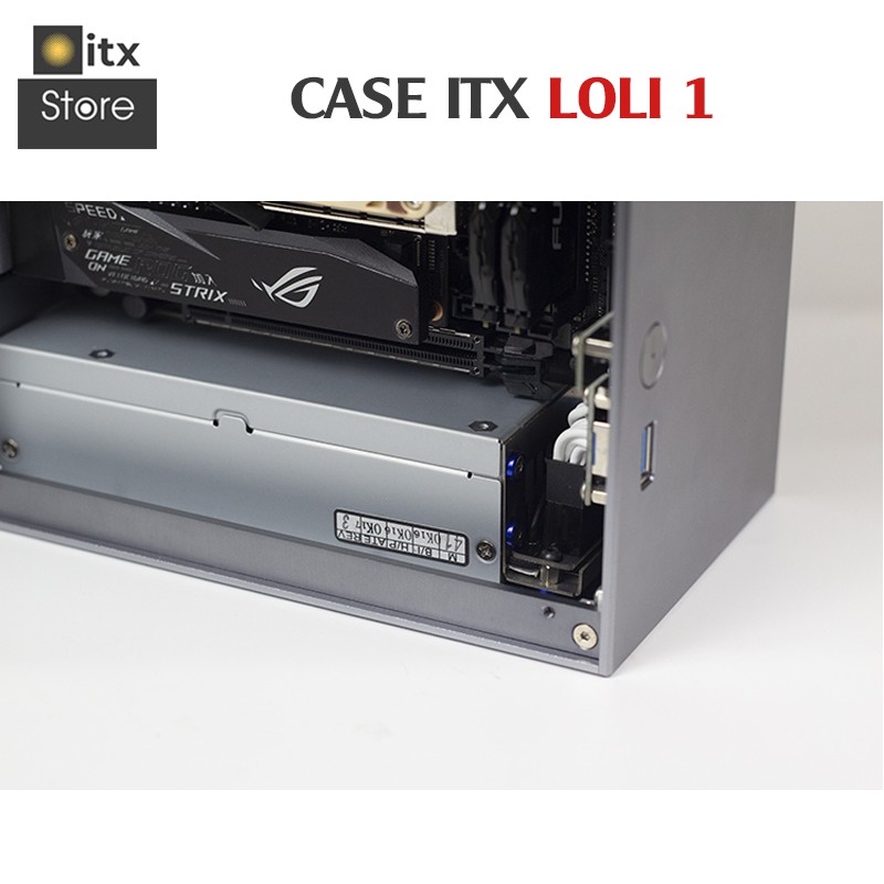 [ITX Store] - Vỏ Case iTX Loli1 Full Nhôm - Vỏ Case Siêu Đỉnh
