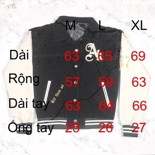 Áo Khoác Varsity đen- Ak 47 Republic