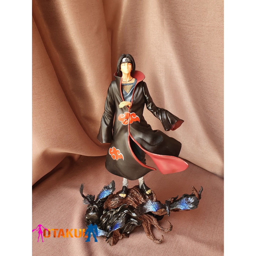 [Ảnh Thật] Mô Hình Figure Uchiha Itachi Ver Akatsuki Dưới Mưa - Naruto