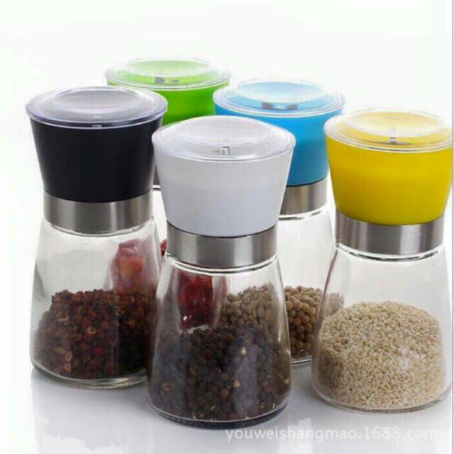 Cối xay tiêu thủy tinh