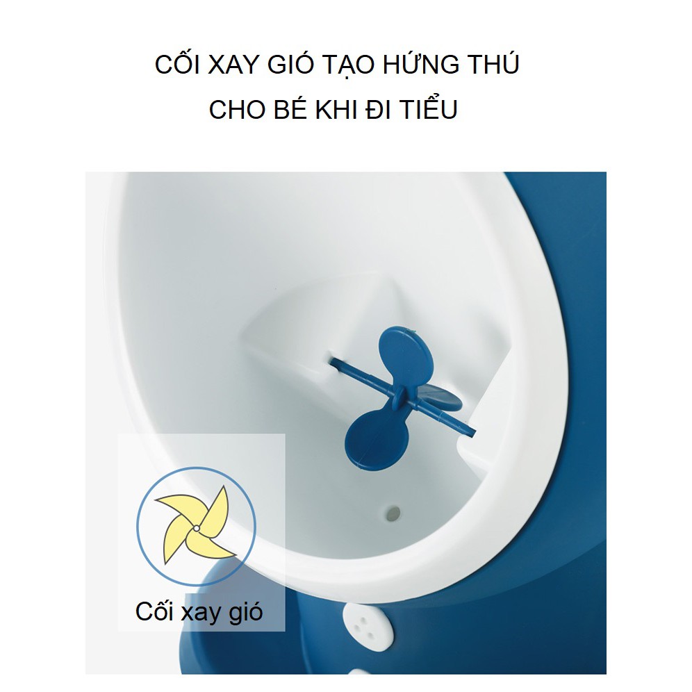 Bồn tập đi tiểu cho bé trai đứng gắn tường; dụng cụ tập đi vệ sinh cho bé trai; bồn tiểu mini ngộ nghĩnh