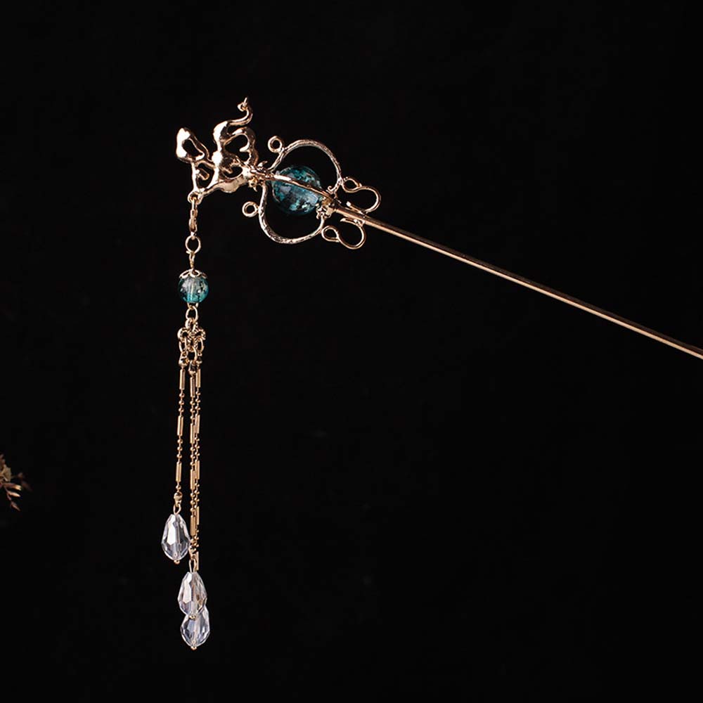 Trâm cài tóc đính hoa &amp; ngọc trai đẹp mắt cho nữ