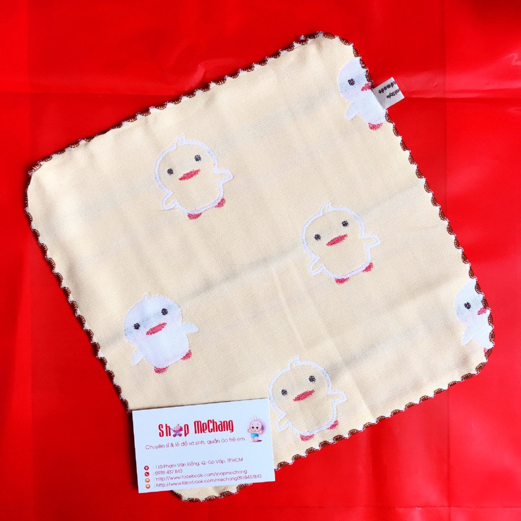 Sét 5 khăn mặt sợi tre LeeLee Kids 25x25cm