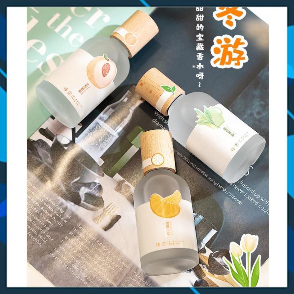 Nước hoa Shimang Trà Thơ Vỏ Mờ Nắp Gỗ Sang Trọng 50ML | Thế Giới Skin Care