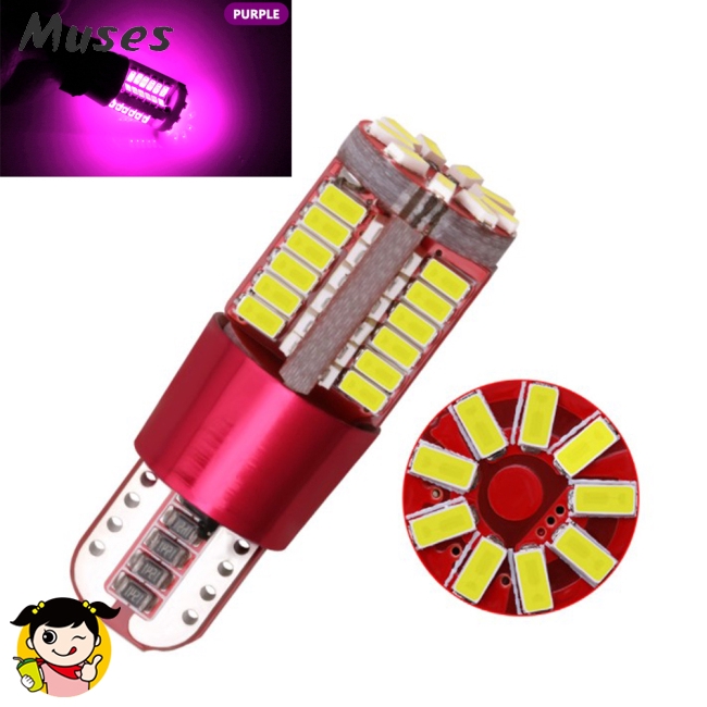 Bóng đèn LED T10 3014 57 SMD báo đỗ xe tiện dụng cho xe hơi siêu sáng