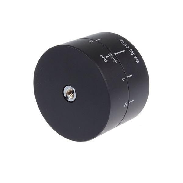 ĐẾ XOAY 360 HẸN GIỜ 60 PHÚT VÀ 120 PHÚT QUAY VIDEO TIMELAPSE CHO DSLR, GOPRO - Sjcam, ĐIỆN THOẠI