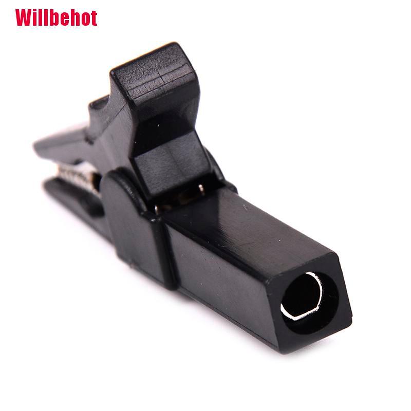 [Willbehot] 4Pcs 55Mm Alligator Clip + 4Mm Banana Plug Test Probe Plug Cable Clips [Hot]