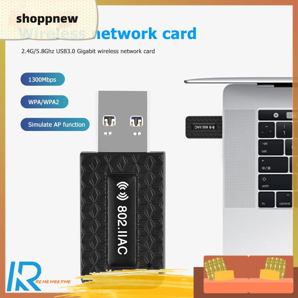 Usb 3.0 Wifi Dongle 1300m 2.4 + 5.8g | BigBuy360 - bigbuy360.vn