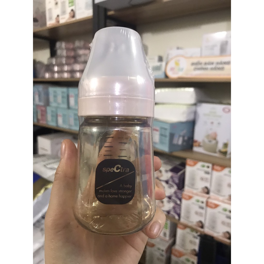 ✔️𝑪𝑯𝑰́𝑵𝑯 𝑯𝑨̃𝑵𝑮✔️Bình Spectra PPSU Hàn Quốc 160ml/260ml FULL Size Núm