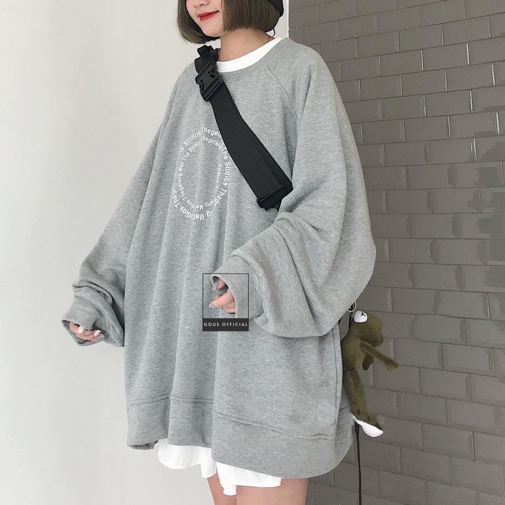 Áo Sweater Nữ Tay Dài Sweater Thun Dáng Rộng Gous Official  Họa Tiết Chữ Phong Cách Hàn Quốc Dễ Thương GELANG - 1771 | BigBuy360 - bigbuy360.vn