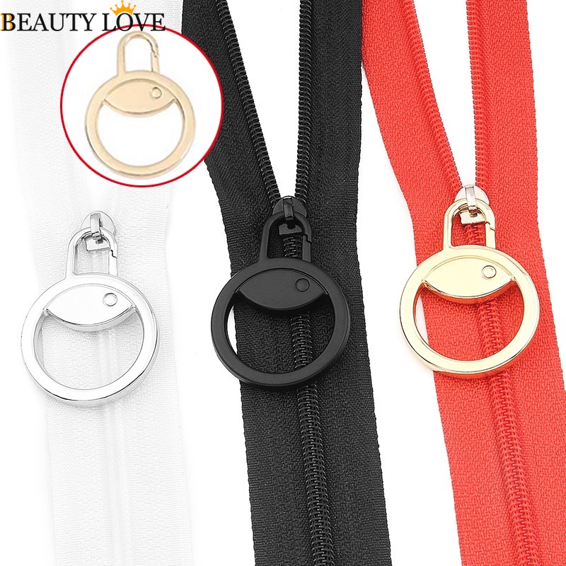[Mới] Khóa Kéo Thay Thế Bằng Hợp Kim / Bền Tháo Rời Được Có Dây Kéo / Thanh Trượt Có Thể Tháo Rời Dự Phòng Cho Quần Áo / Thời Trang DIY
