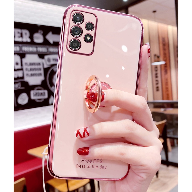 ỐP LƯNG SILICON SAMSUNG GALAXY A13, A23, A33 5G, A53 5G. A73 5G KÈM IRING SANG TRỌNG