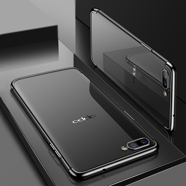 5 MÀU ỐP LƯNG MICA MÀU VIỀN SILICON OPPO R11 R11s R9 R9s Plus R15 R17 Pro