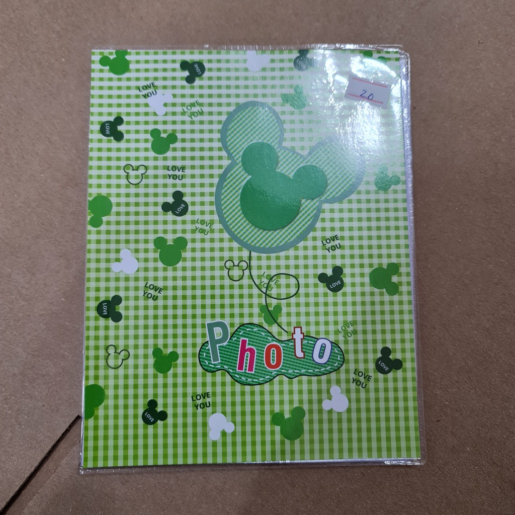 Album ảnh 13x18 đựng 120 ảnh bìa dẻo 2 Ô - album hình photo album