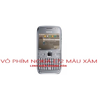 Vỏ phím nokia e72 màu xám