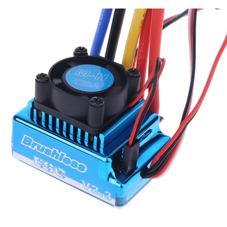 ESC 120A không chổi than brushless cho xe RC 1/10 1/12 a959 144001
