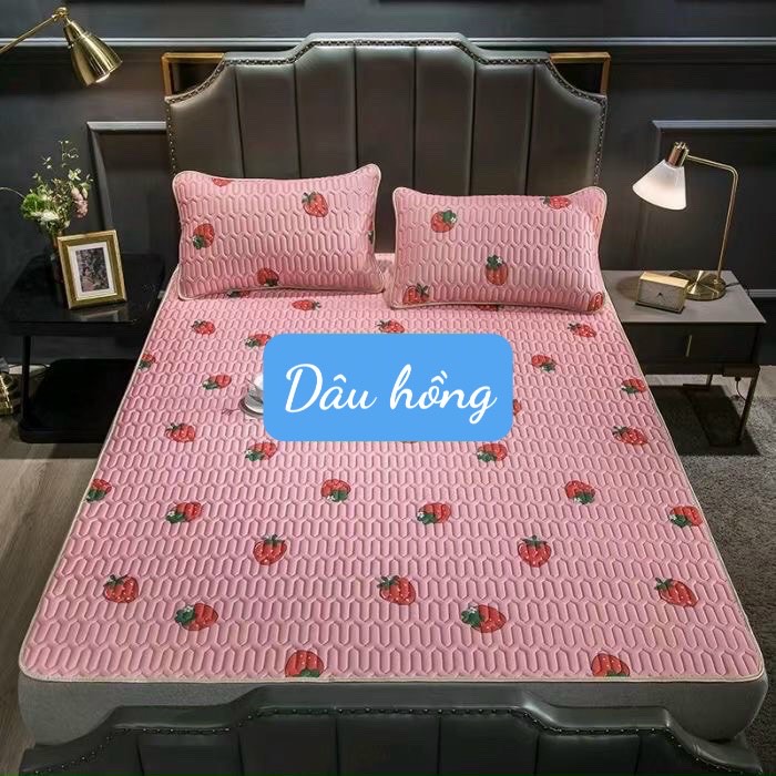 CHIẾU ĐIỀU HÒA 5D TECEL LATEX,1M6/1M8/2M2 -MẪU -THỎ VÀ HOA HỒNG