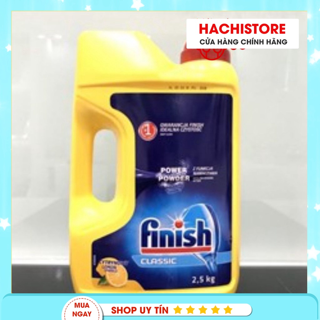 🔹[ Hàng Chính Hãng ] Bột rửa bát Finish 2,5kg