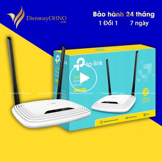 Cục Phát Wifi TP LINK TL-WR841N 2 Râu Chính Hãng Modem Router Model Moden Bộ Phát Wifi TPLINK 841N