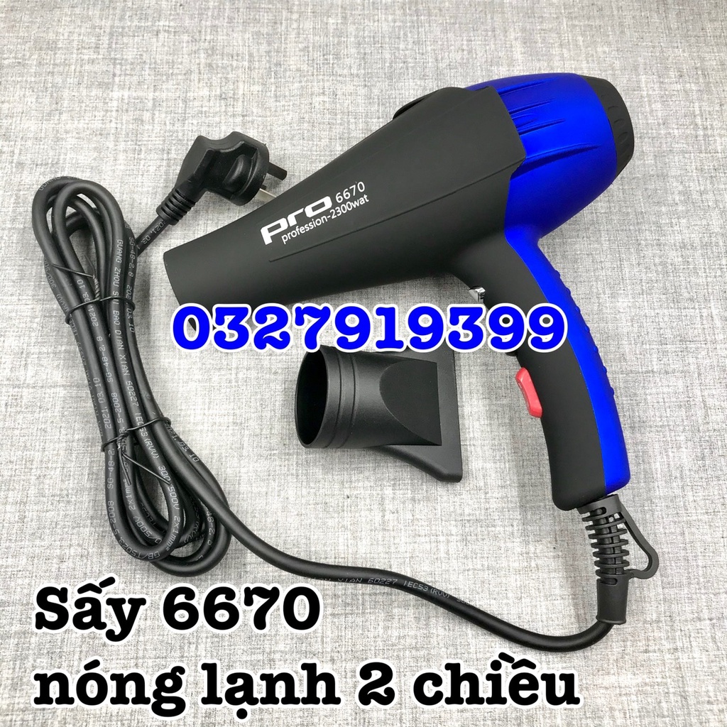 ✅Freeship✅ Máy sấy tóc cao cấp 6670 công suất lớn