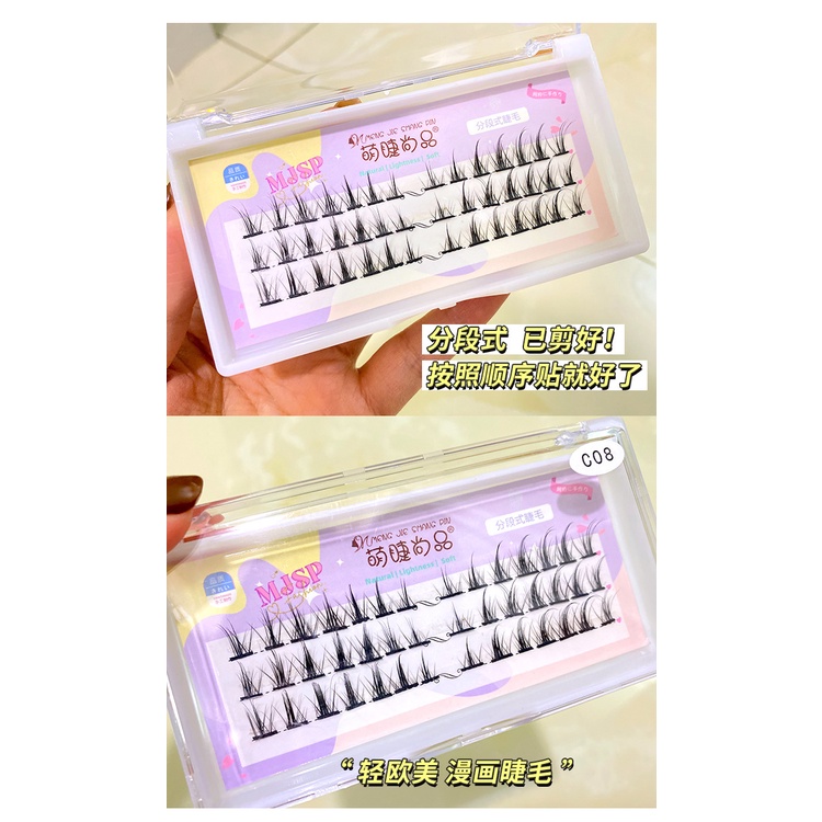 Bộ sản phẩm Lông Mi Giả, Mi chùm tách sợi tự nối