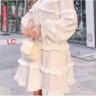 Đầm tiểu thư tay bèo HANA75