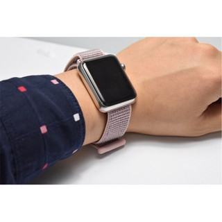 Dây đeo sợi nylon thể thao cho đồng hồ thông minh Apple iWatch Series 4 / 3 / 2 / 1 ( 38mm-44mm )