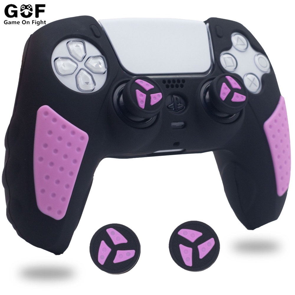 Vỏ bọc silicon chống trầy chống rơi cho tay cầm chơi game PS5
