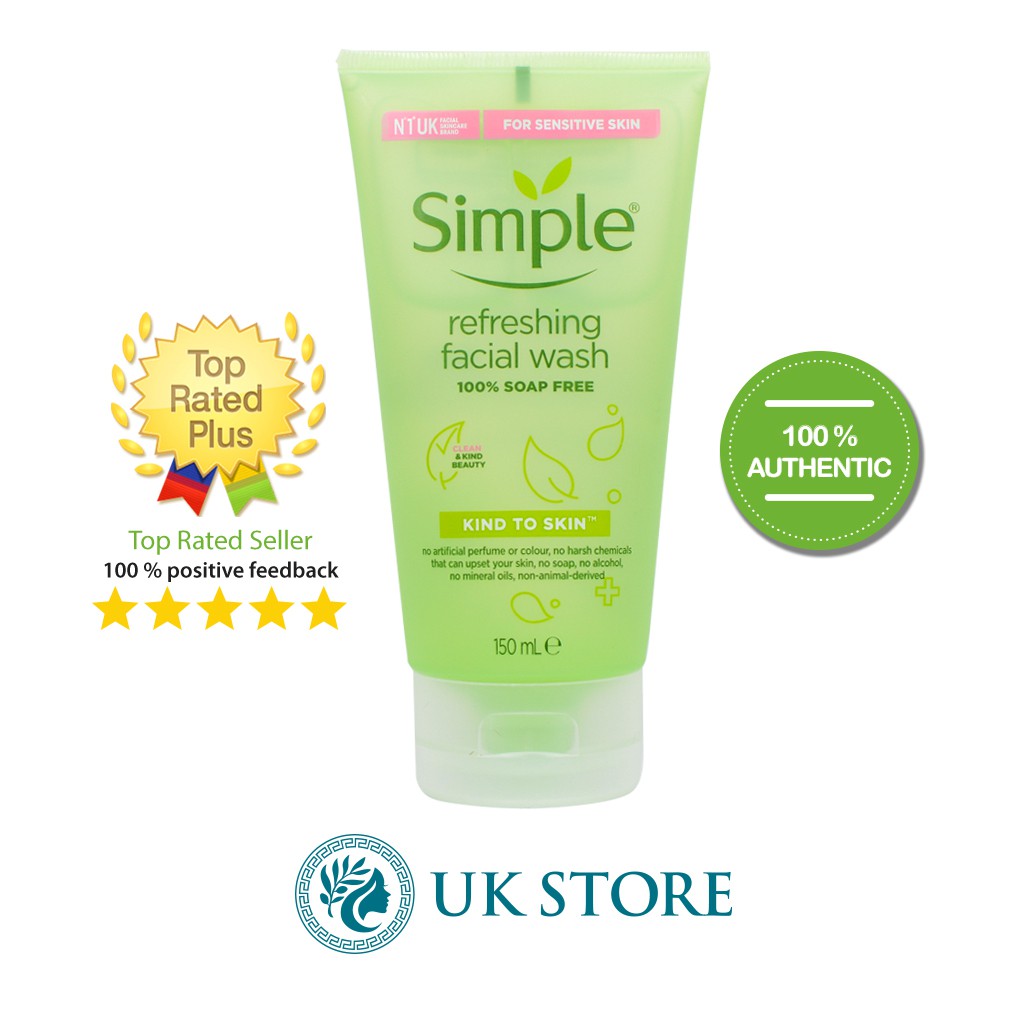 Sữa Rửa Mặt Simple Facial Wash - 150Ml Bill Ảnh 4 Date 2023 Mới Nhất - Sữa Rửa  Mặt | Thebodyholic.Com