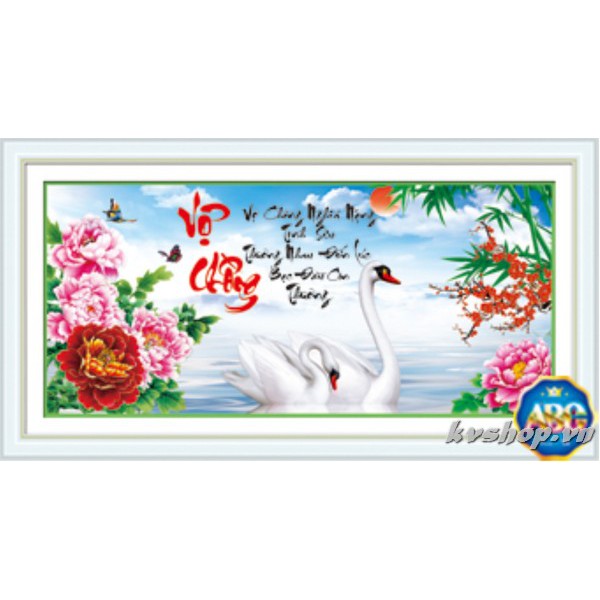 Tranh đính đá Vợ Chồng DF370