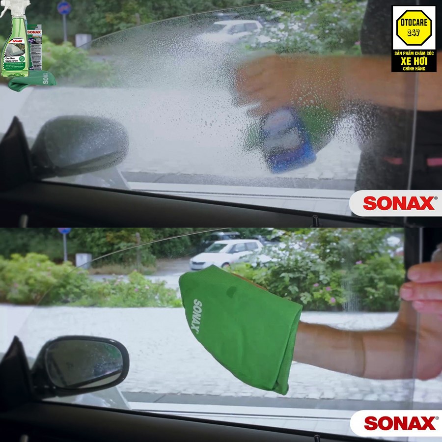 Dung Dịch Làm Sạch Và Trong Kính 338241- SONAX Clear Glass 500ml   - Otocare247