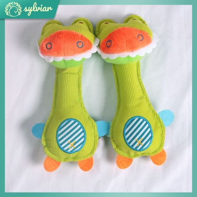 Đồ Chơi Lục Lạc Hình Động Vật Hoạt Hình Nhồi Bông Mềm Mại Cho Bé