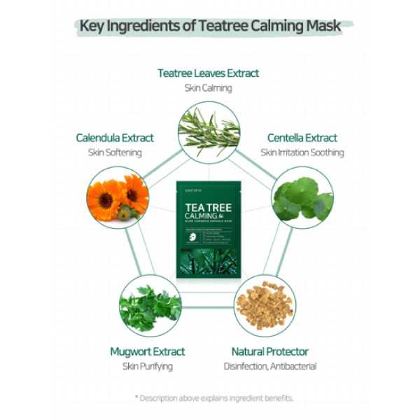 Mặt Nạ Tràm Trà Some By Mi Tea Tree Calming Skeet Mask 25g