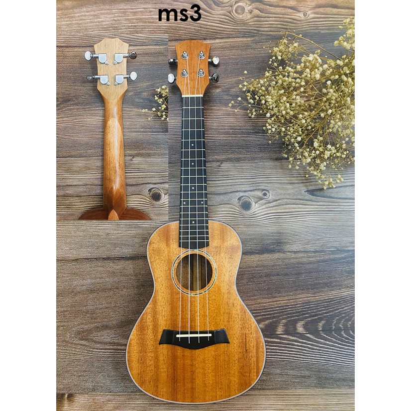 [Full phụ kiện] Đàn Ukulele Concert 23 inch gỗ tự nhiên UK-TH