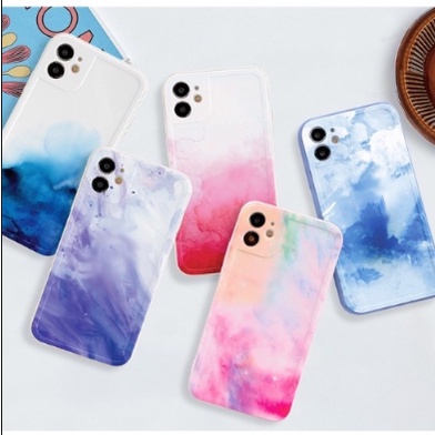 Ốp lưng cạnh vuông S.moothie loang màu BVC 6/6plus/6s/6splus/7/7plus/8/8plus/x/xr/xs/11/12/pro/promax BVC136