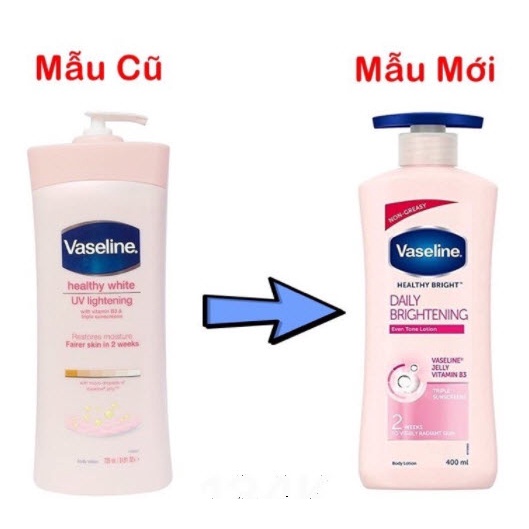 Dưỡng Thể Dưỡng Ẩm, Làm Sáng Da Vaseline