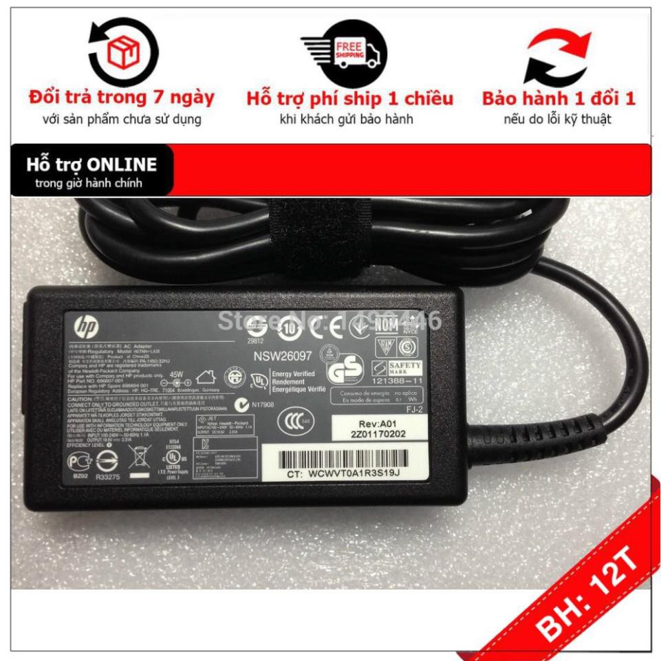 [BH12TH] [- Sạc Laptop HP Compaq 2210b 2510p 2710p 18.5v 3.5A 65W ZIN