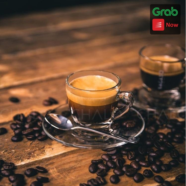 [Made in Thailand] Ly Espresso thủy tinh Ocean Kenya Cup - 70ml - P01642  (Chiếc lẻ)