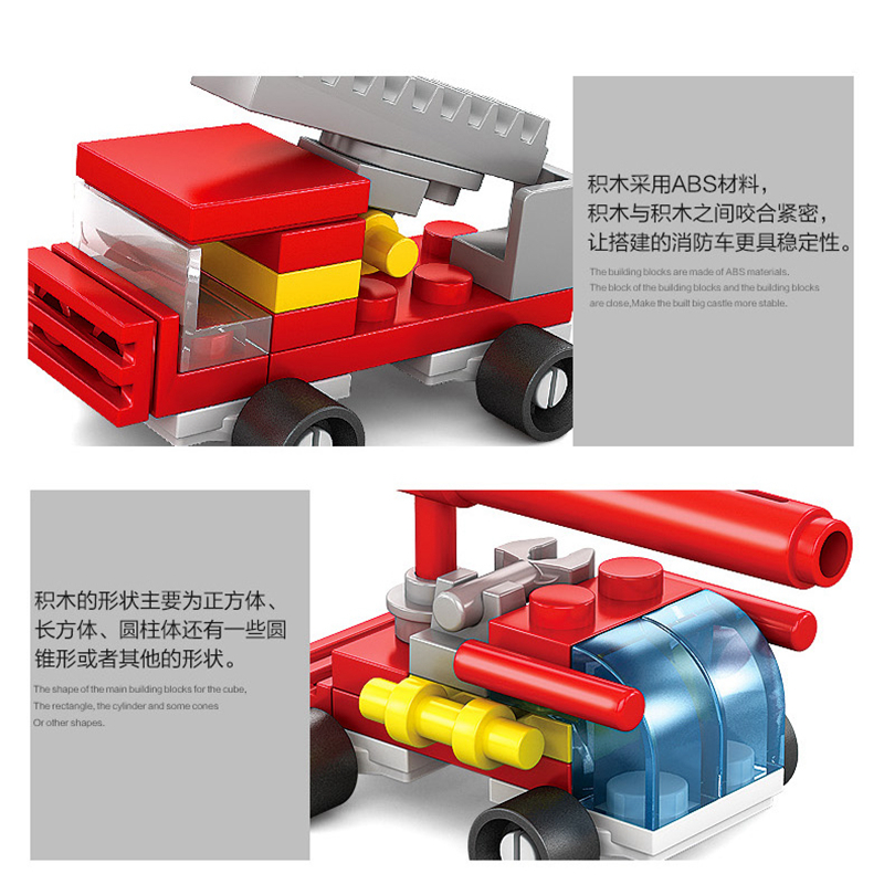 Dòng Lego City Xe mô hình cảnh sát PCCC mini Khối xây dựng câu đố Quà tặng sinh nhật đồ chơi trẻ em Tương thích với LEGOs