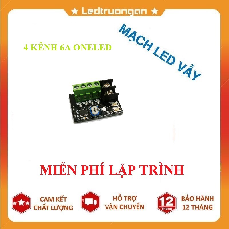 Mạch led vẫy điều khiển biển led vẫy 4 kênh - 6A  OneLed