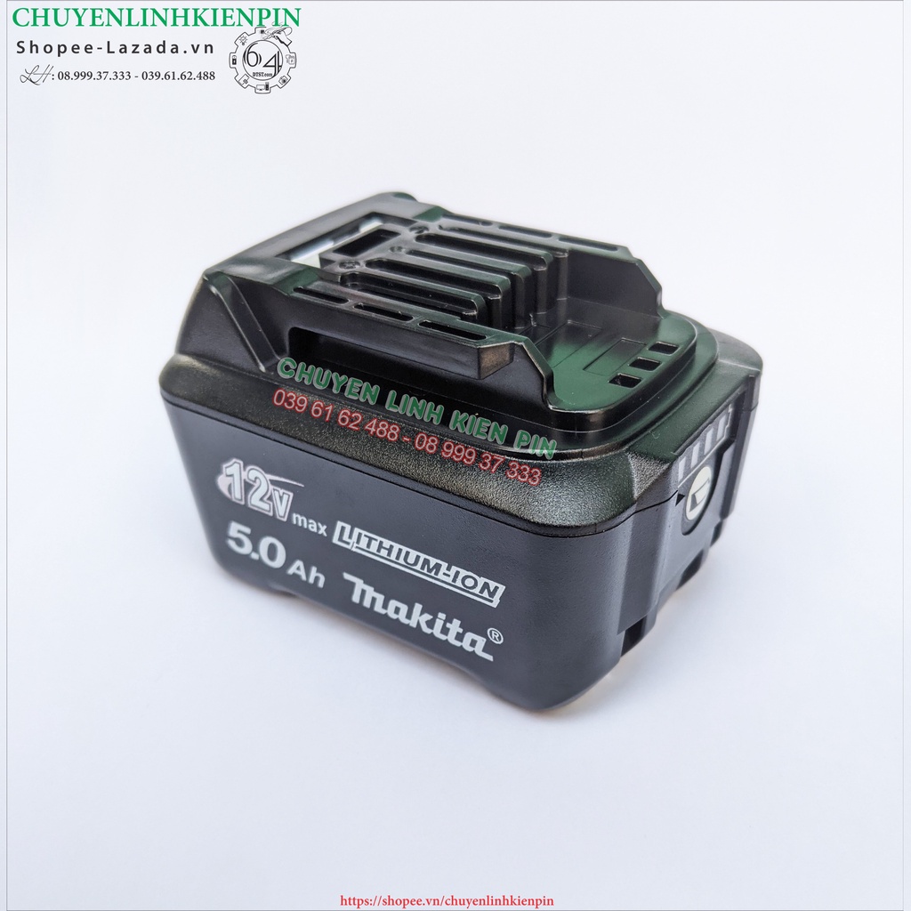 Vỏ Mạch pin Makita 10.8V 12V MAX , led báo pin nhận sạc zin